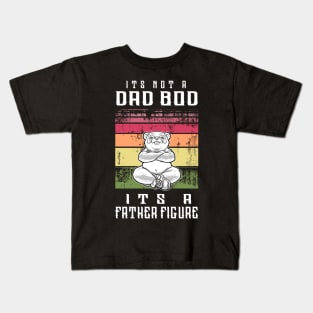 Vintage panda It's Not A Dad Bod It's A Father Figure Shirt, Gift For Dad, Best Dad Ever Shirt Kids T-Shirt